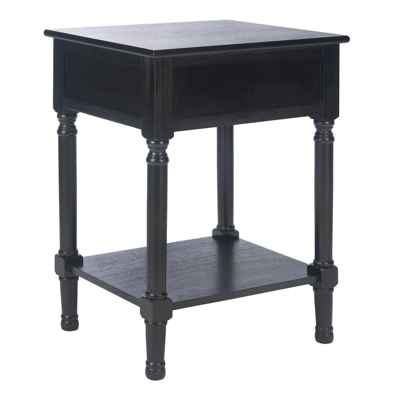 Table d'appoint à 1 tiroir - 19 larg. x 15,8 prof. x 26 haut. - 19 larg. x 16 prof. x 26 haut.