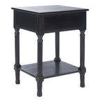 Table d'appoint à 1 tiroir - 19 larg. x 15,8 prof. x 26 haut. - 19 larg. x 16 prof. x 26 haut.
