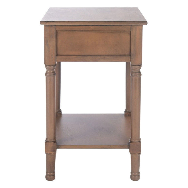 Table d'appoint à 1 tiroir - 19 larg. x 15,8 prof. x 26 haut. - 19 larg. x 16 prof. x 26 haut.