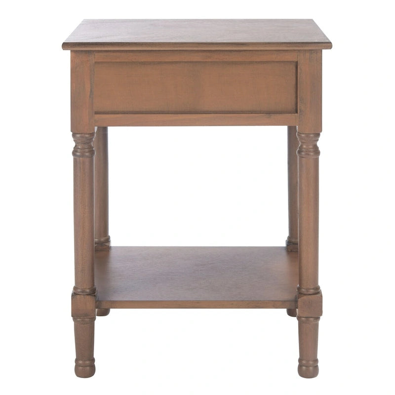 Table d'appoint à 1 tiroir - 19 larg. x 15,8 prof. x 26 haut. - 19 larg. x 16 prof. x 26 haut.