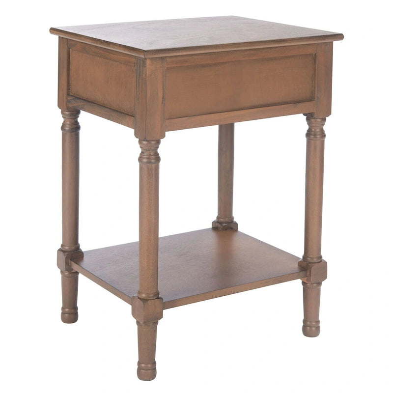 Table d'appoint à 1 tiroir - 19 larg. x 15,8 prof. x 26 haut. - 19 larg. x 16 prof. x 26 haut.