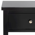 Table de chevet avec tiroir de rangement, bois d'orme, entièrement assemblée, 45,7 cm (l) x 38,1 cm (P) x 56,4 cm (H), 3 couleurs