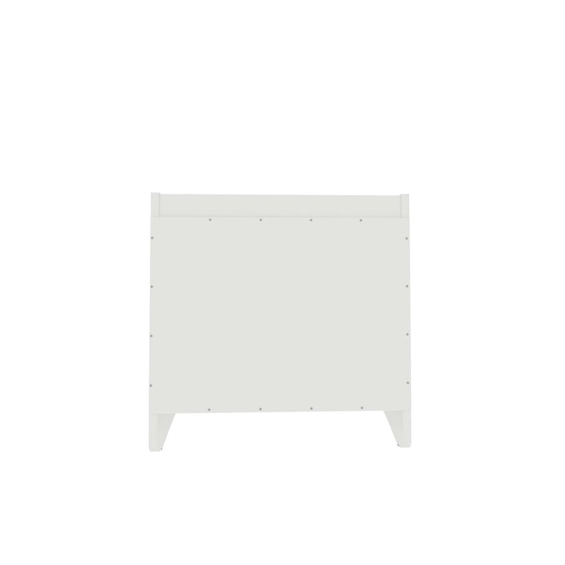 Table de chevet à 2 tiroirs de style moderne du milieu du siècle, MDF, pieds incurvés, 49,99 cm (L) x 46,48 cm (P) x 49,99 cm (H), gris/blanc, unité simple/ensemble de 2