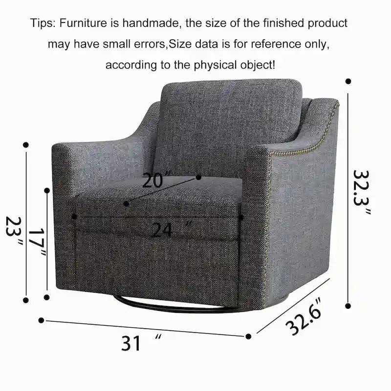 Fauteuil pivotant à 360 degrés