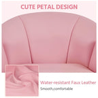 Chaise de bureau pivotante en velours à roulettes, réglable en hauteur de 72,4 cm à 81,3 cm, supporte jusqu'à 136 kg, 6 couleurs, pour la maison/bureau