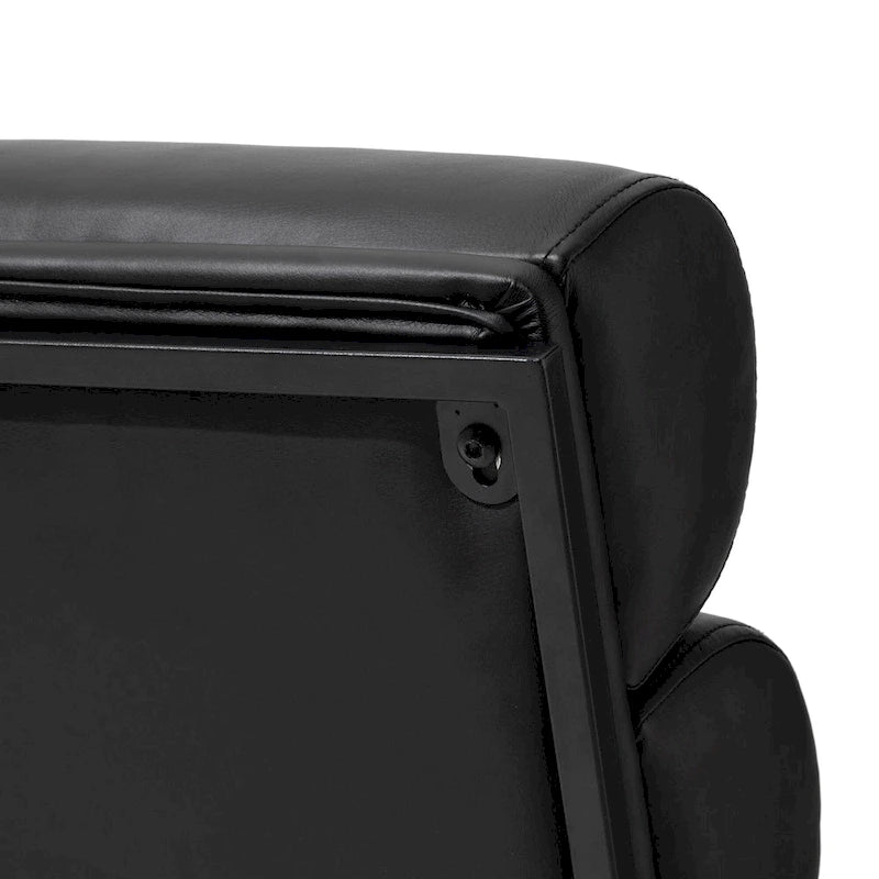 Fauteuil d'appoint moderne et confortable en similicuir PU 26,75W avec cadre en métal