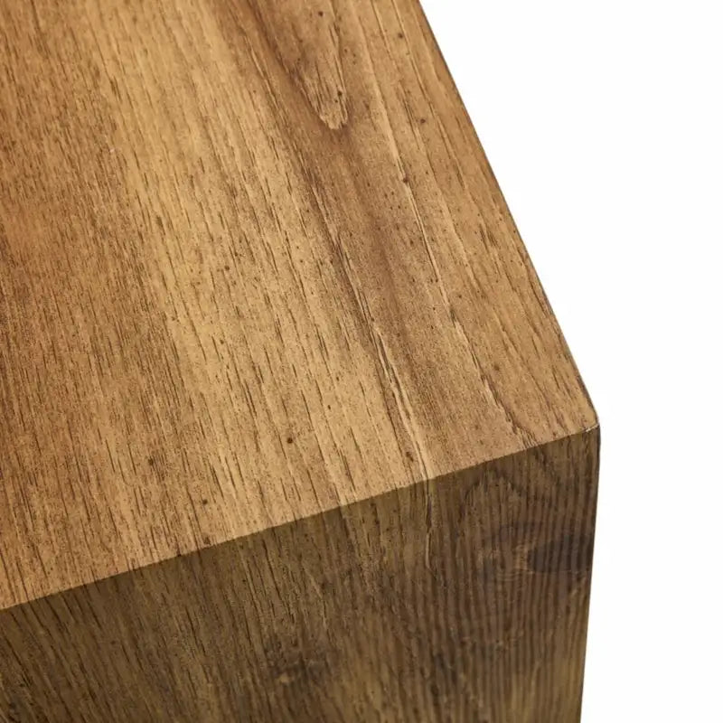 Table basse moderne, MDF avec grain de bois et motif inspiré du marbre, assemblage facile, 10-15 min