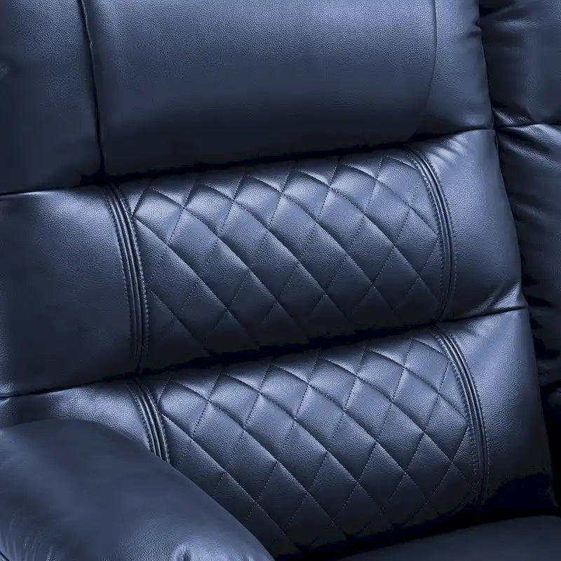 Causeuse inclinable électrique, Selle/Marron foncé/Gris clair, Chauffante et massante, 2 places