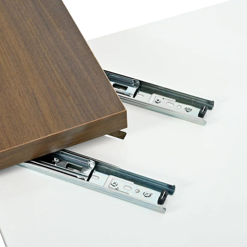 Table basse carrée en bois finition haute brillance